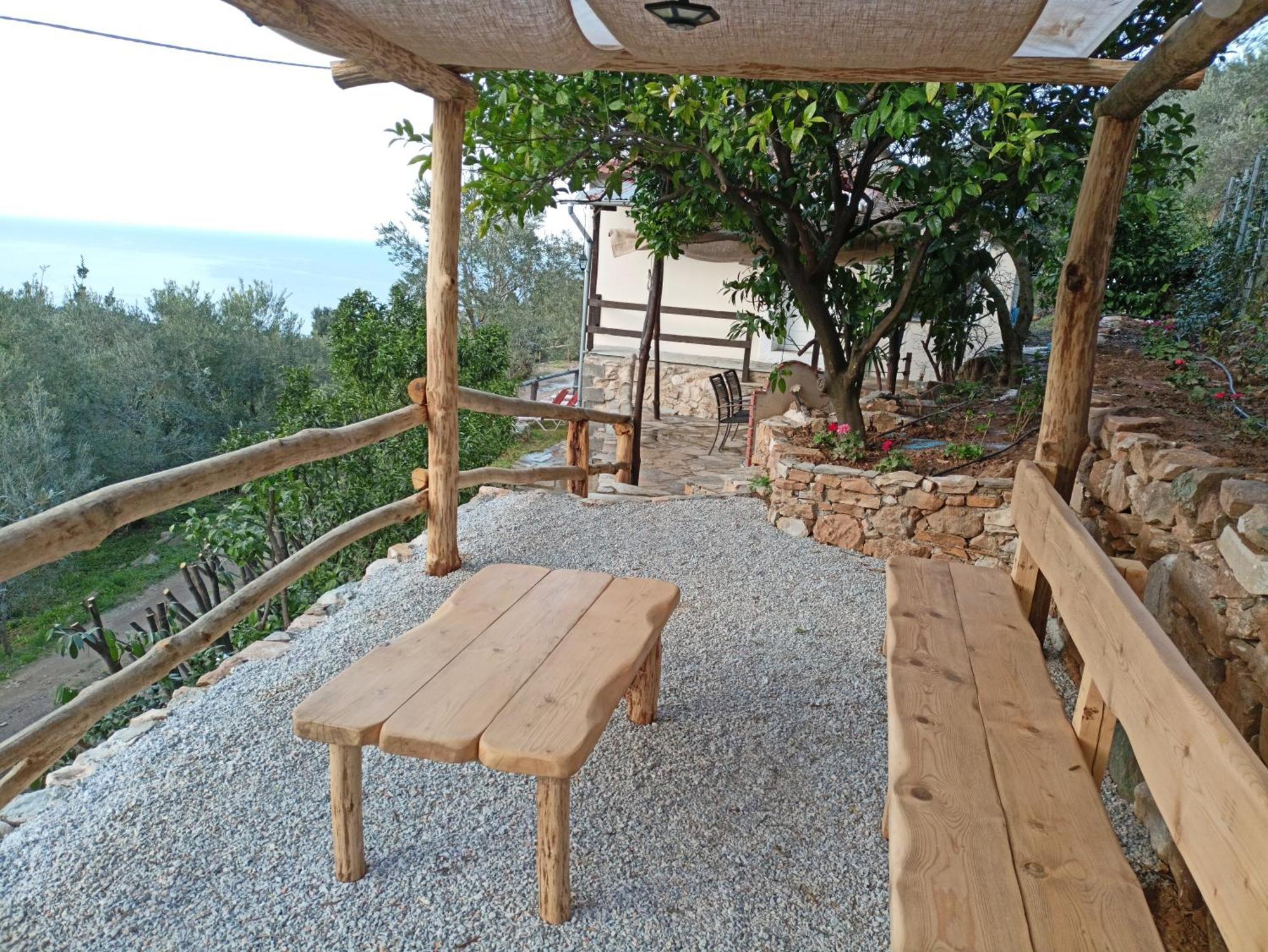 Ελαιώνας - Solar Energy House Villa Chorefton Bagian luar foto